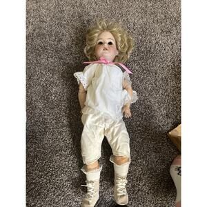 Antique George Borgfeldt German Bisque Doll Pansy lll 1800’s TLC